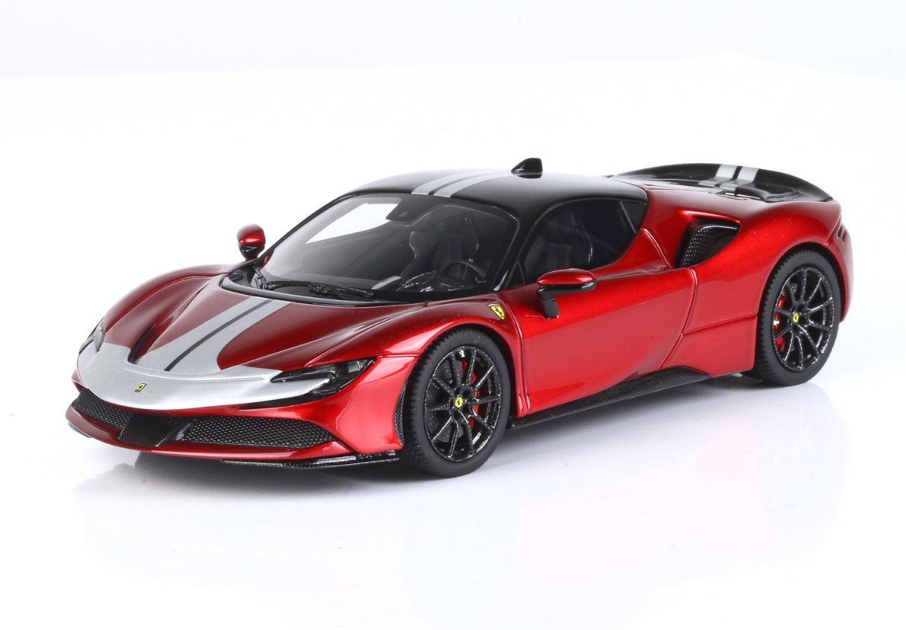 BBR 1:43 Ferrari SF90 Stradale Pack Fiorano (Red fire)