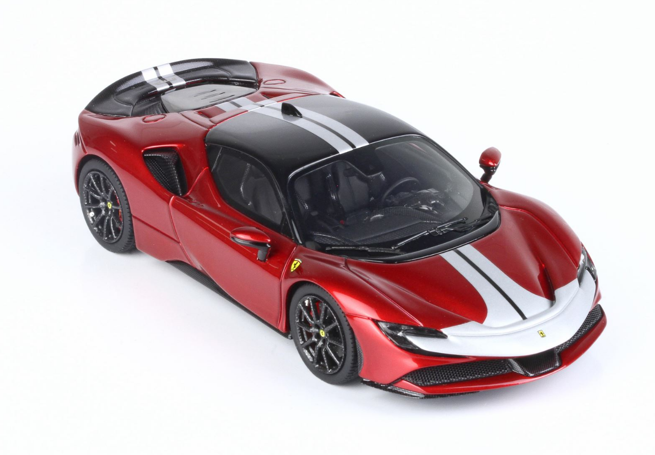 BBR 1:43 Ferrari SF90 Stradale Pack Fiorano (Red fire)