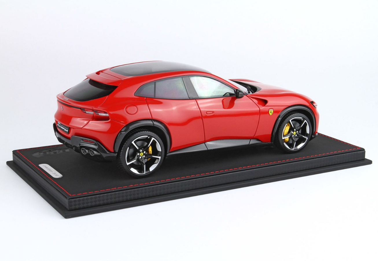 BBR 1:18 Ferrari Purosangue (Panoramic Roof) - Rosso Corsa