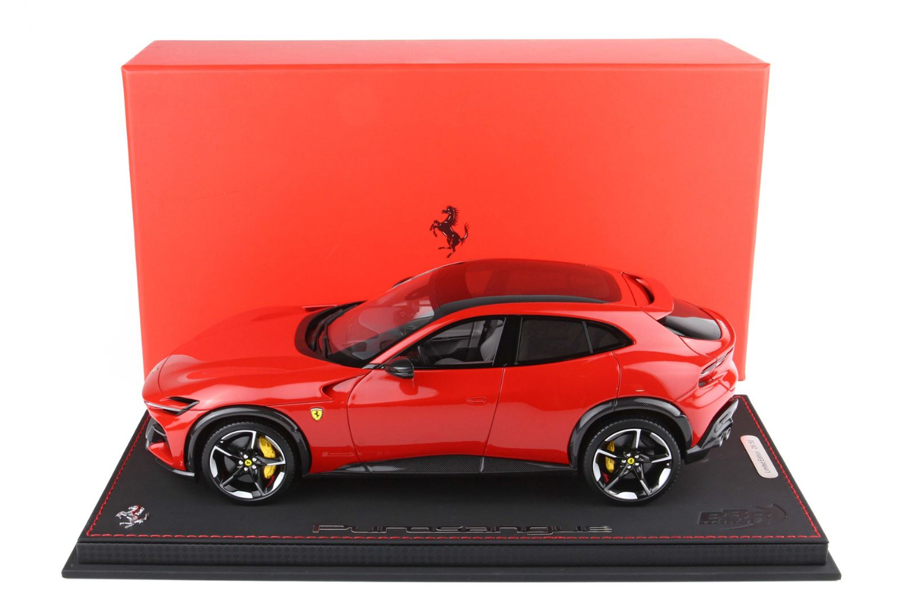 BBR 1:18 Ferrari Purosangue (Panoramic Roof) - Rosso Corsa