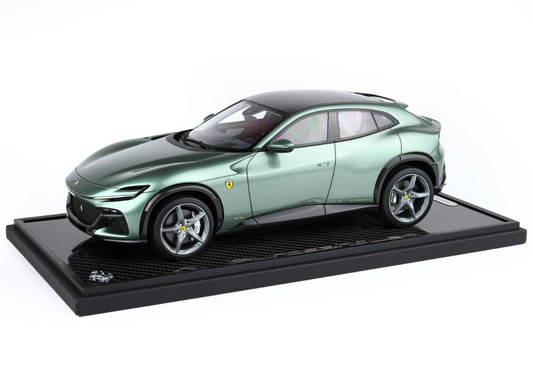 BBR 1:18 Ferrari Purosangue Piero Ferrari (Carbon base) - Dora Green
