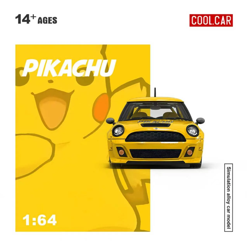 Cool Car 1:64 Mini Cooper 'Pikachu'