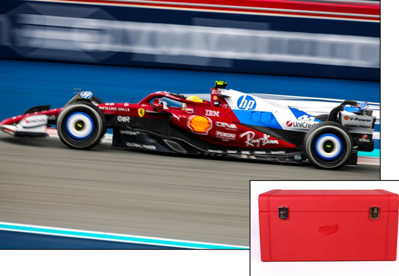 PREORDER BBR 1:18 Ferrari SF25 F1 Miami GP Special Livery - SPECIAL BOX (LEWIS HAMILTON)
