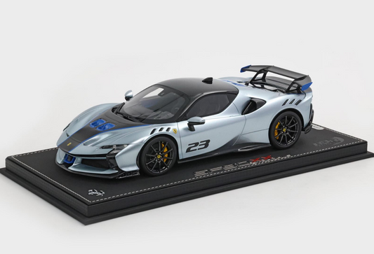 BBR 1:18 Ferrari SF90XX Stradale (Titan Gray)