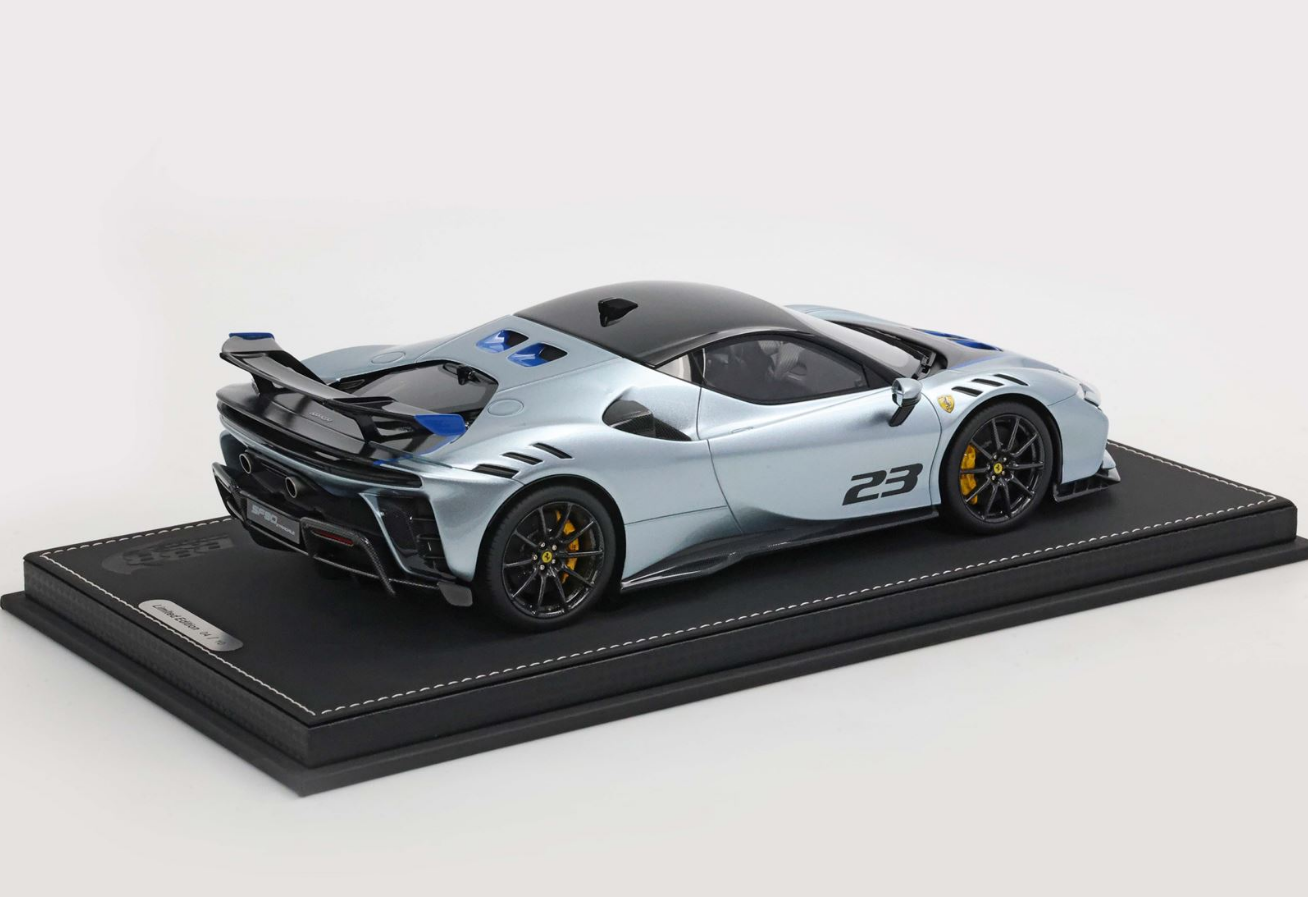 BBR 1:18 Ferrari SF90XX Stradale (Titan Gray)