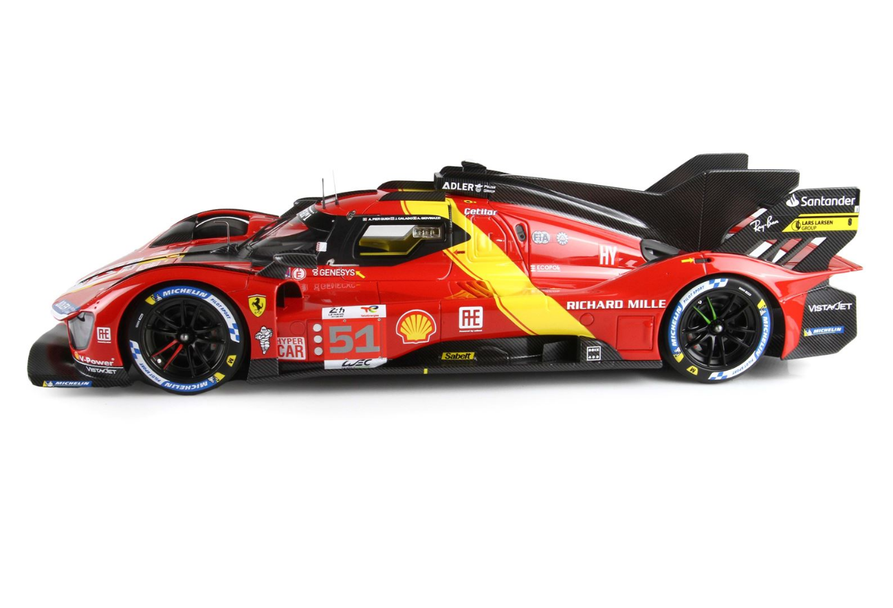PREORDER BBR 1:18 Ferrari 499P winner Le Mans 2023 car n.51