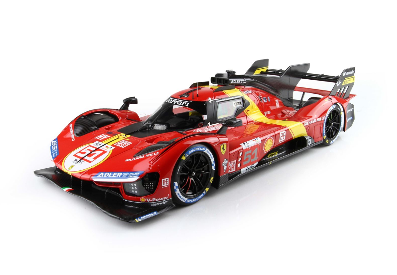 PREORDER BBR 1:18 Ferrari 499P winner Le Mans 2023 car n.51