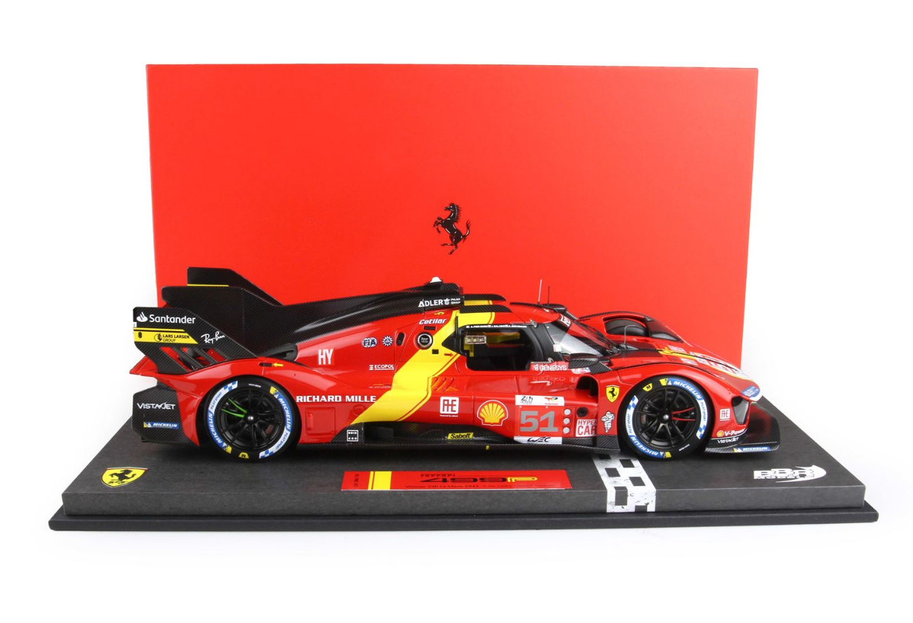 PREORDER BBR 1:18 Ferrari 499P winner Le Mans 2023 car n.51