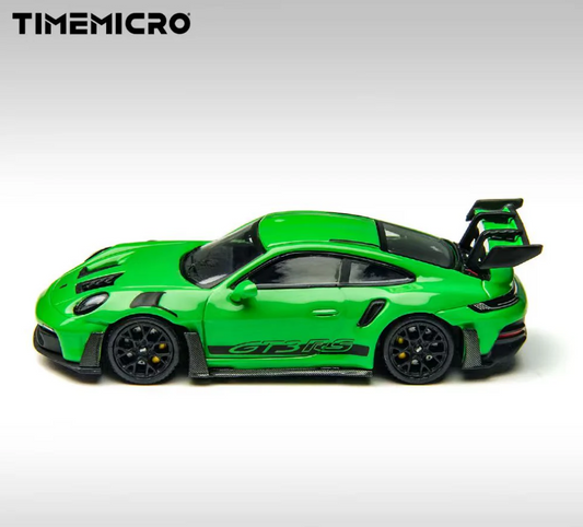 PREORDER Time Micro 1:64 Porsche 911 (992) GT3 RS (Green/Red)
