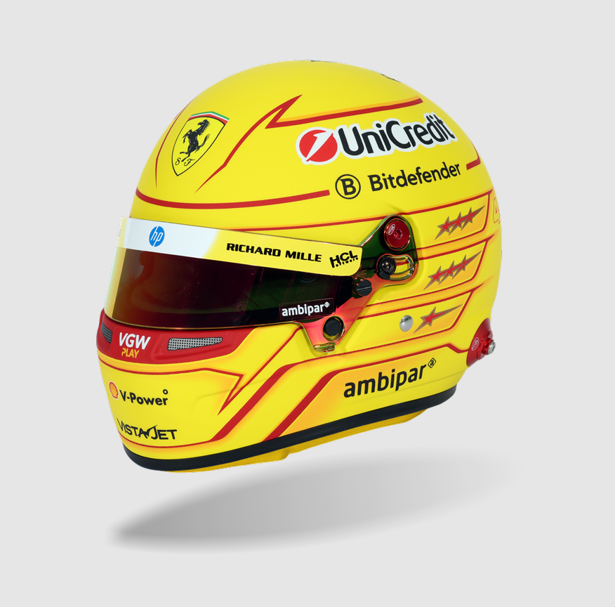 PREORDER Bell 1:2 Mini Helmet Season 2025 - Lewis Hamilton