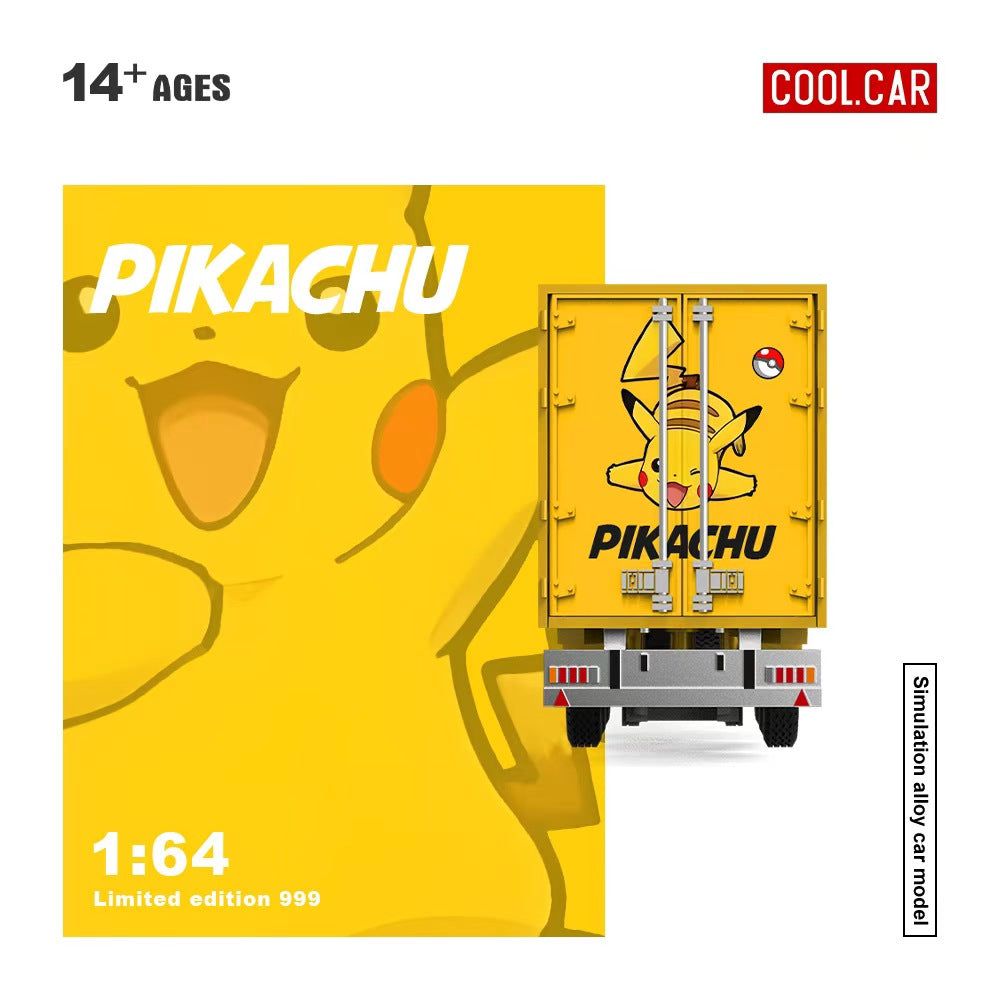 Cool Car 1:64 Scania Container Truck - Pokemon Pikachu
