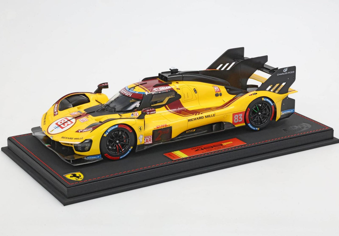PREORDER BBR 1:18 Ferrari 499P car n. 83 - 2nd Qatar 1812km 2025