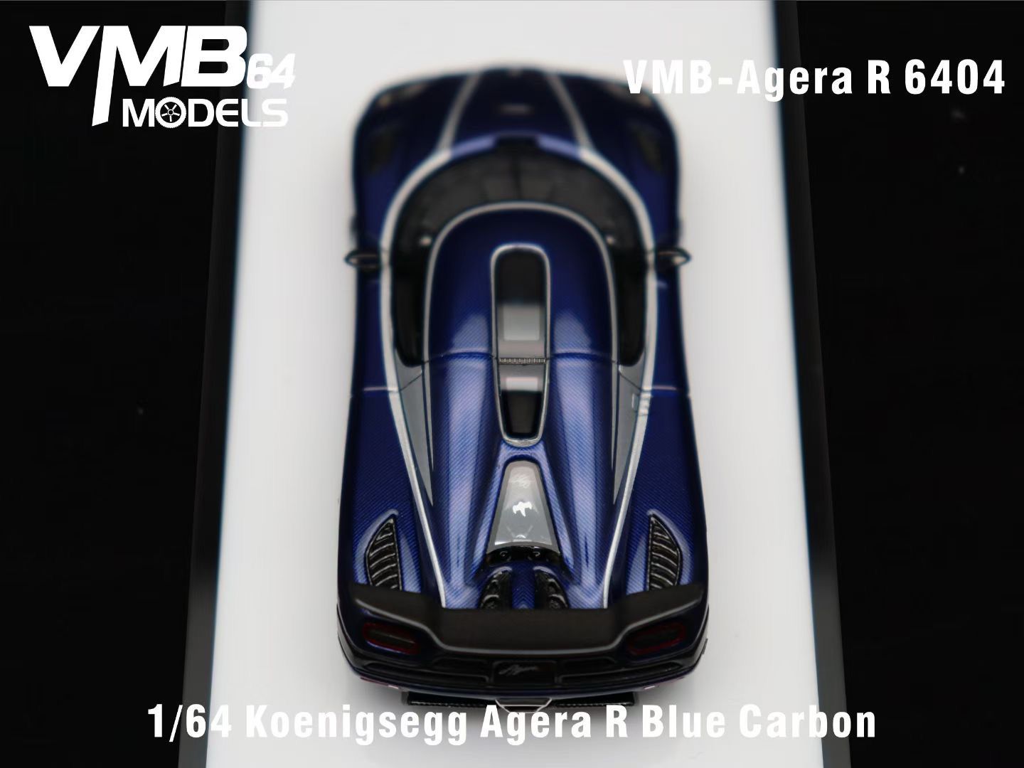 VMB 1:64 Koenigsegg Agera R (Blue Carbon)