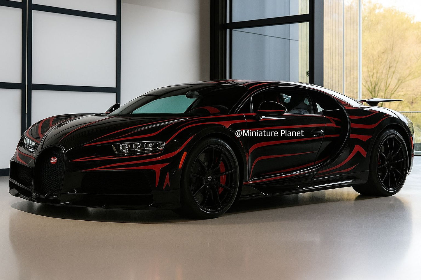 PREORDER Henson & Heaven 1:18 Bugatti Chiron Super Sport ‘LOR ROUGE’