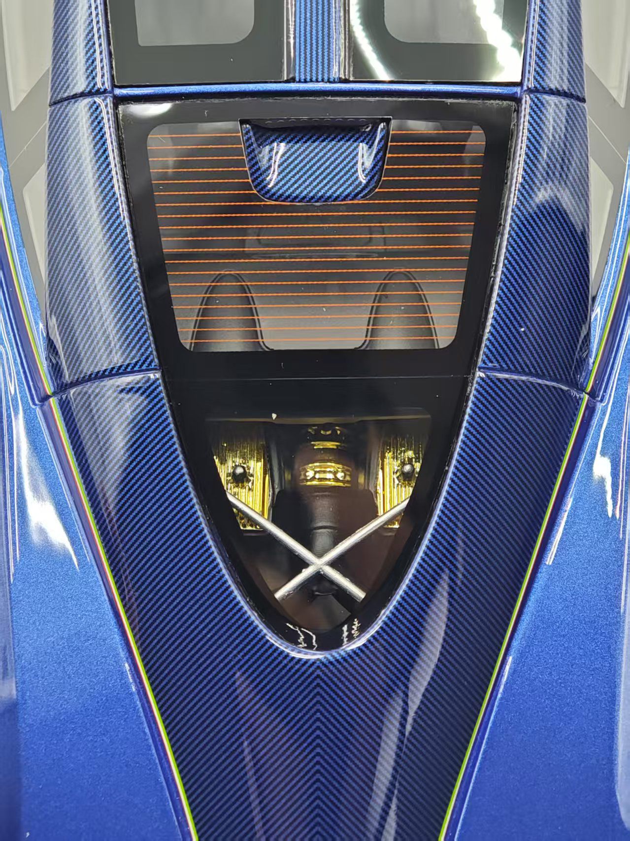 GL Models 1:18 Pagani Huayra (Blue Carbon)