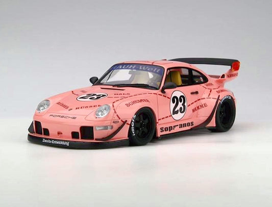 YY Model 1:18 Porsche RWB 993 Pink Pig