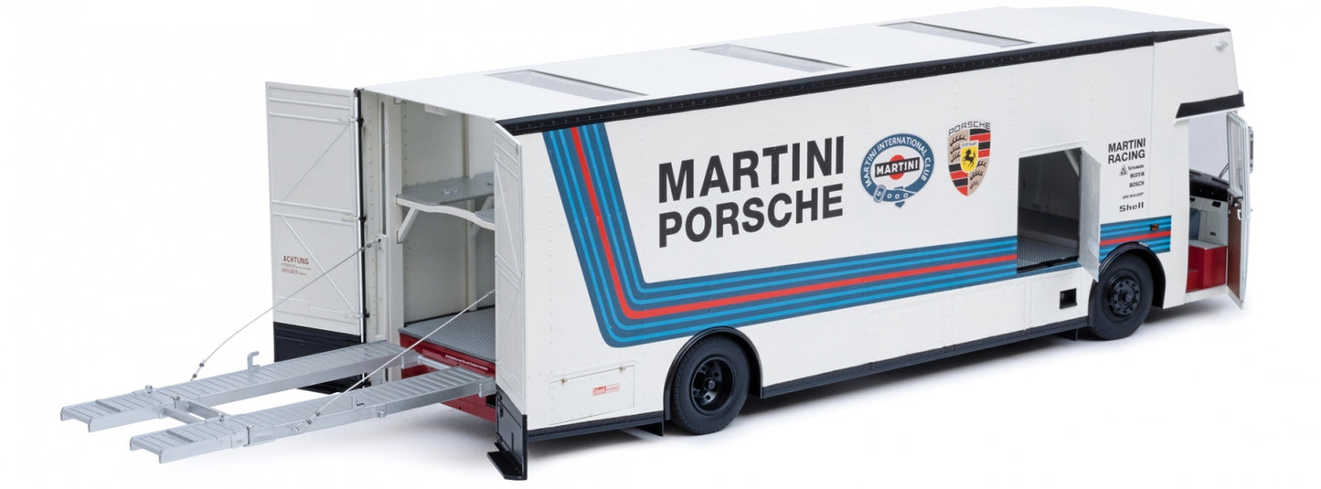 Shuco 1:18 Mercedes Race Transporter (MARTINI)