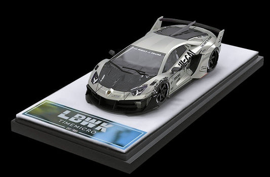 Timemicro 1:64 Lamborghini Aventador LP700-4 LBWK Silver