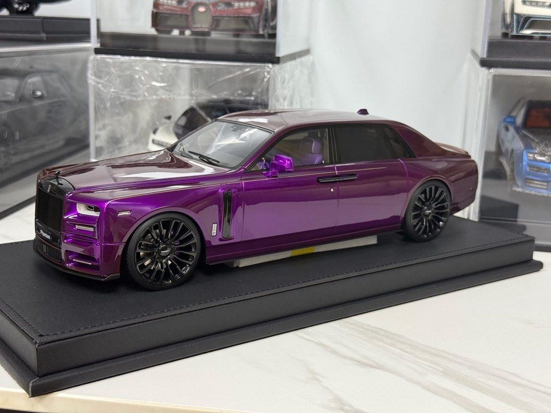 VMB 1:18 Rolls-Royce Phantom VIII Purple with Gold Coastline