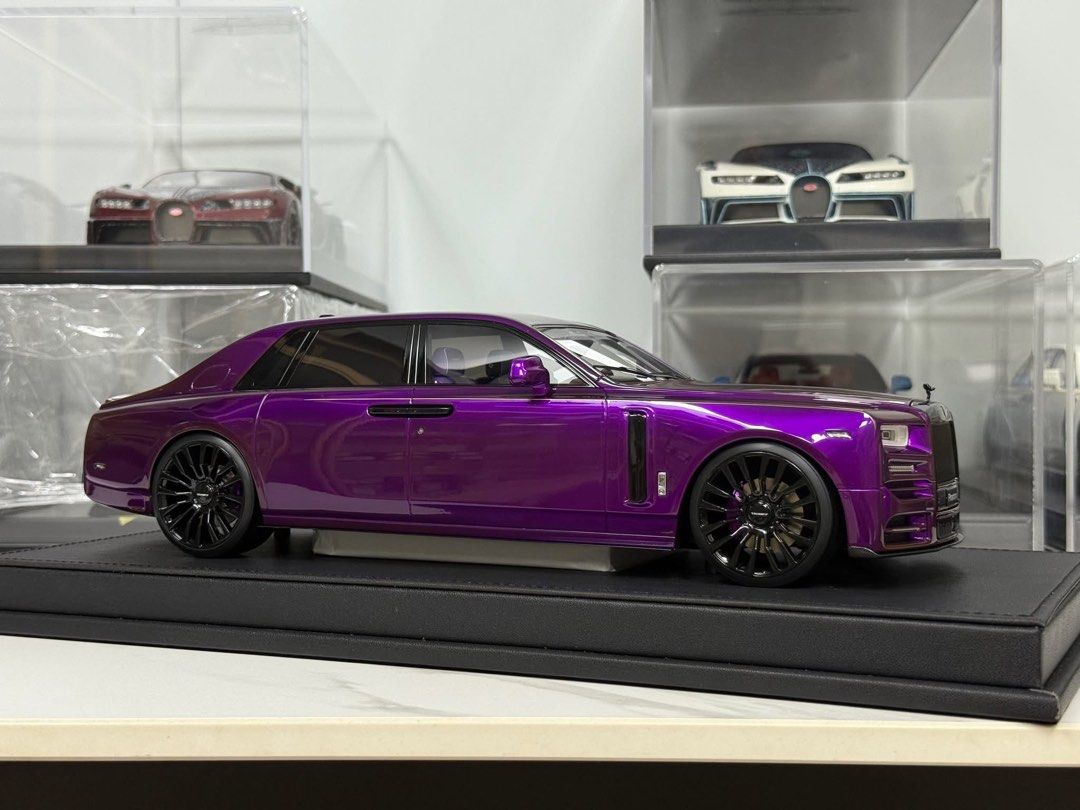 VMB 1:18 Rolls-Royce Phantom VIII Purple with Gold Coastline