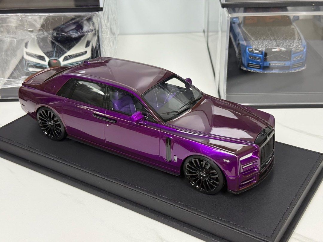 VMB 1:18 Rolls-Royce Phantom VIII Purple with Gold Coastline