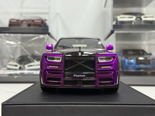 VMB 1:18 Rolls-Royce Phantom VIII Purple with Gold Coastline