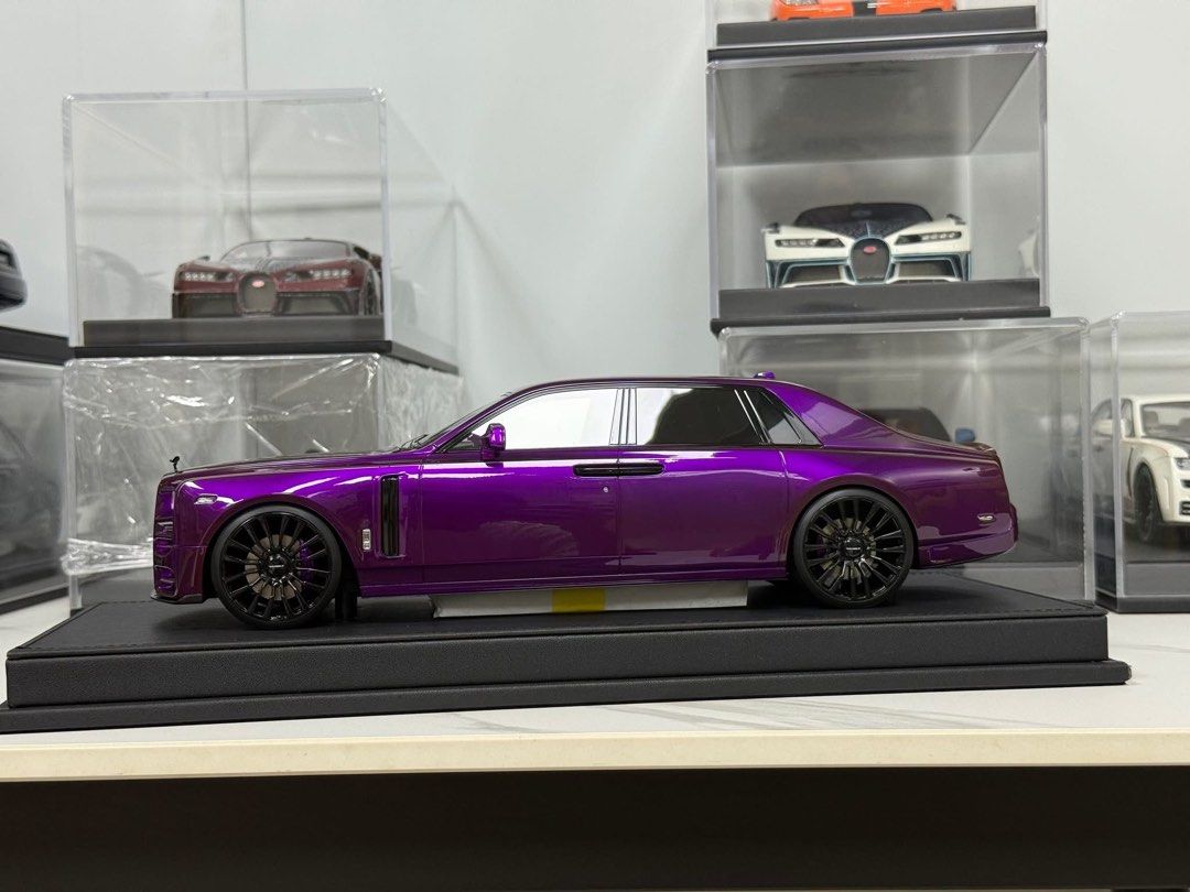 VMB 1:18 Rolls-Royce Phantom VIII Purple with Gold Coastline