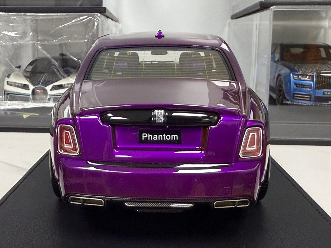 VMB 1:18 Rolls-Royce Phantom VIII Purple with Gold Coastline