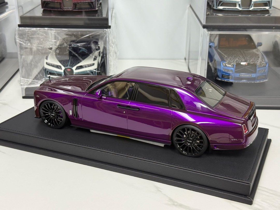 VMB 1:18 Rolls-Royce Phantom VIII Purple with Gold Coastline