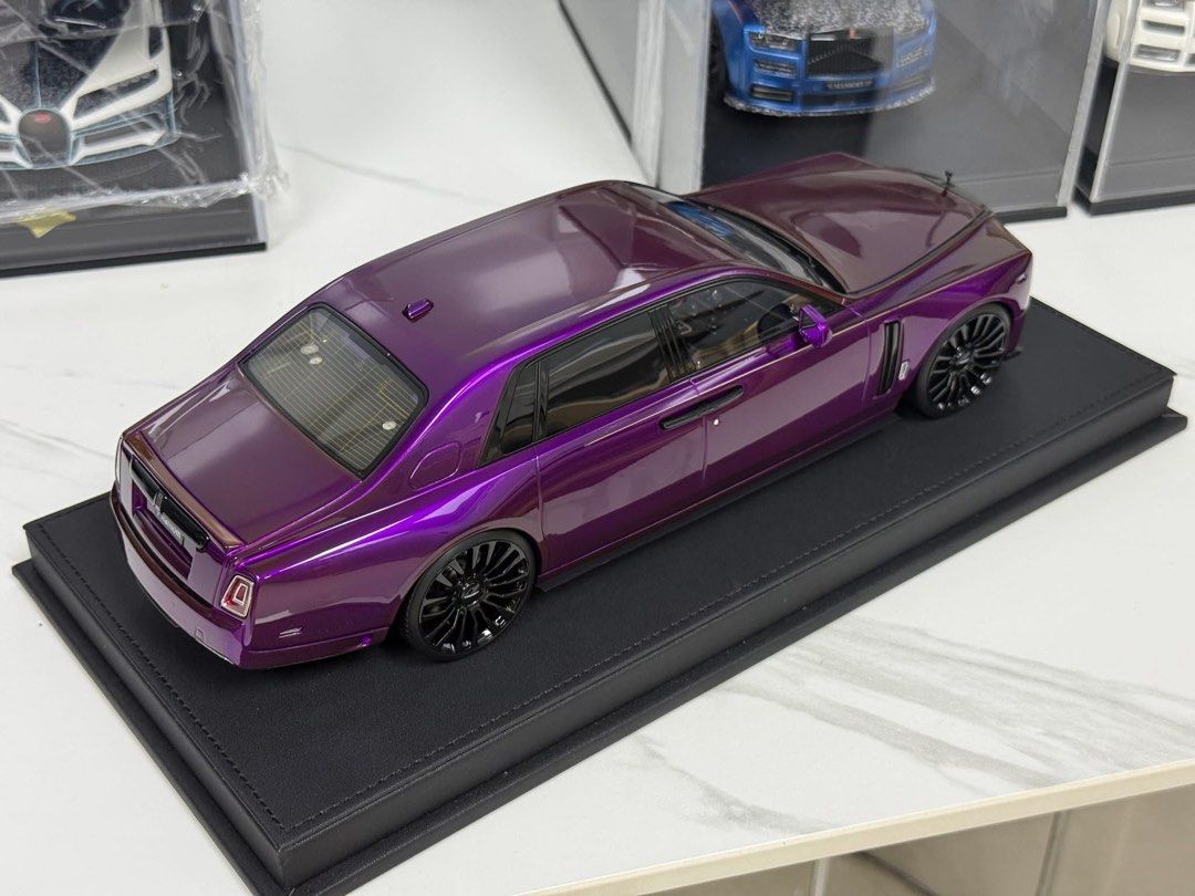 VMB 1:18 Rolls-Royce Phantom VIII Purple with Gold Coastline