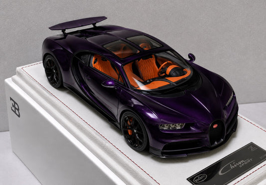 Registry: Henson & Heaven 1:18 Bugatti Chiron Sport (Metallic Purple)