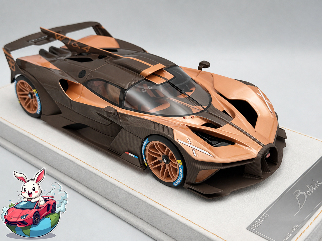 Henson & Heaven 1:18 Bugatti Bolide (Copper/Brown Carbon)