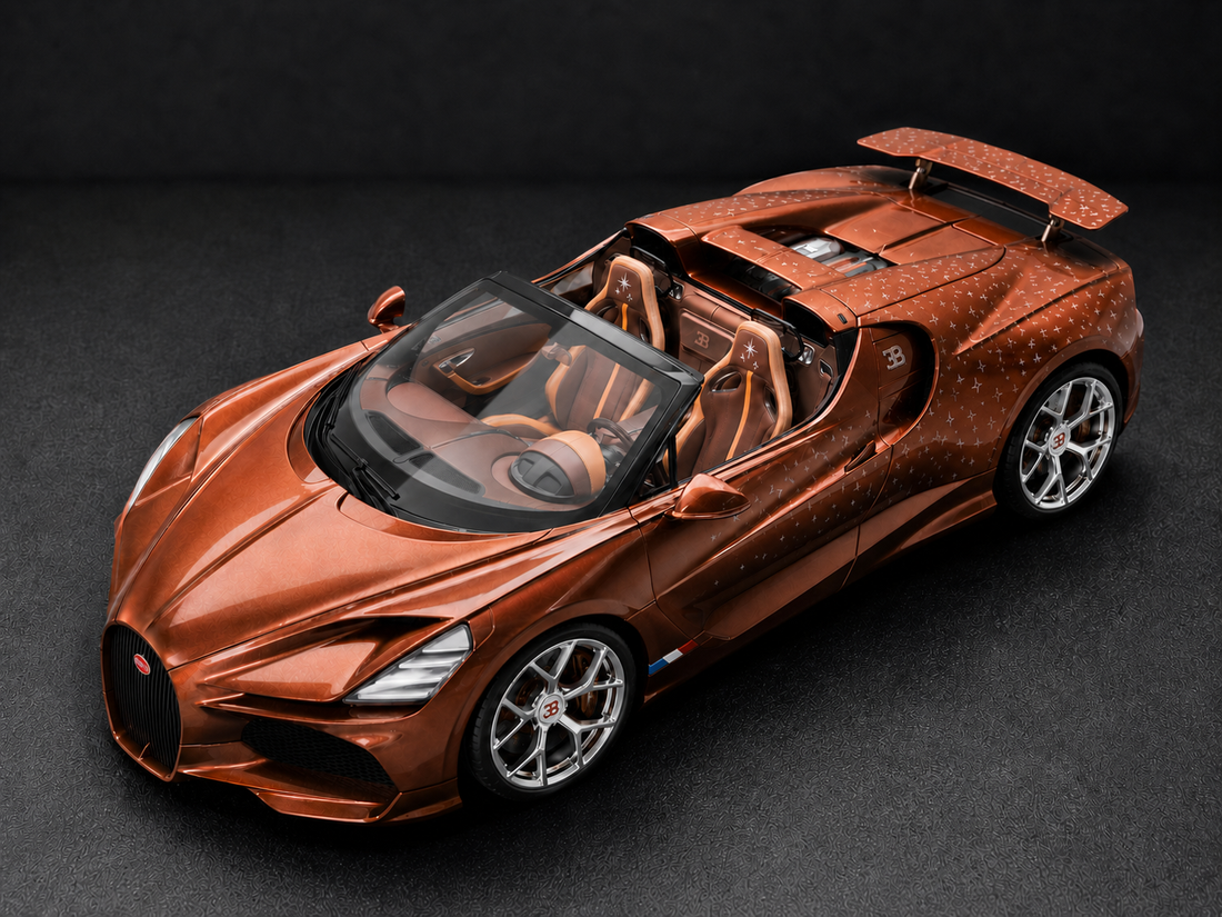 Registry: Henson & Heaven 1:18 Bugatti Mistral W16 'Le Jeune Prince'