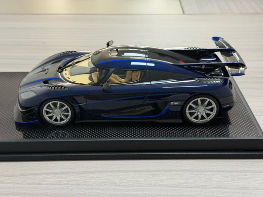 VMB 1:18 Koenigsegg One:1 (Blue Carbon/Star Wheel)