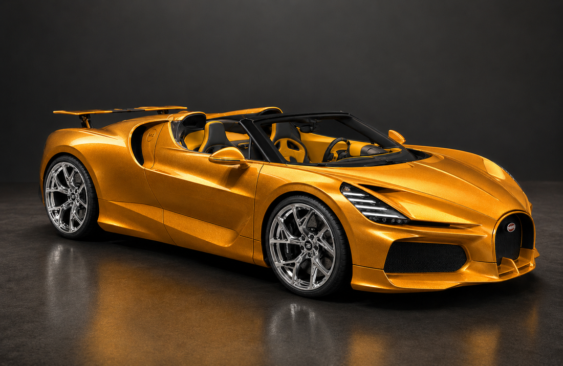 Registry: Henson & Heaven 1:18 Bugatti Mistral W16 'Go Baby'