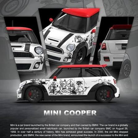 Cool Car 1:64 Mini Cooper ‘LABUBU’