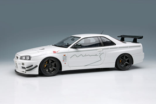 Makeup Co Ltd. 1:18 Mine's Skyline GT-R (BNR34) V-spec N1 Tokyo Auto Salon 2024