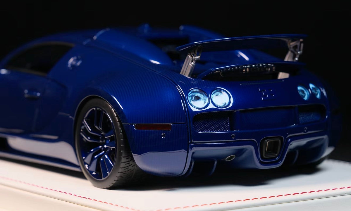 Davis & Giovanni 1:18 Mansory Vincero Bugatti Veyron - Blue Carbon