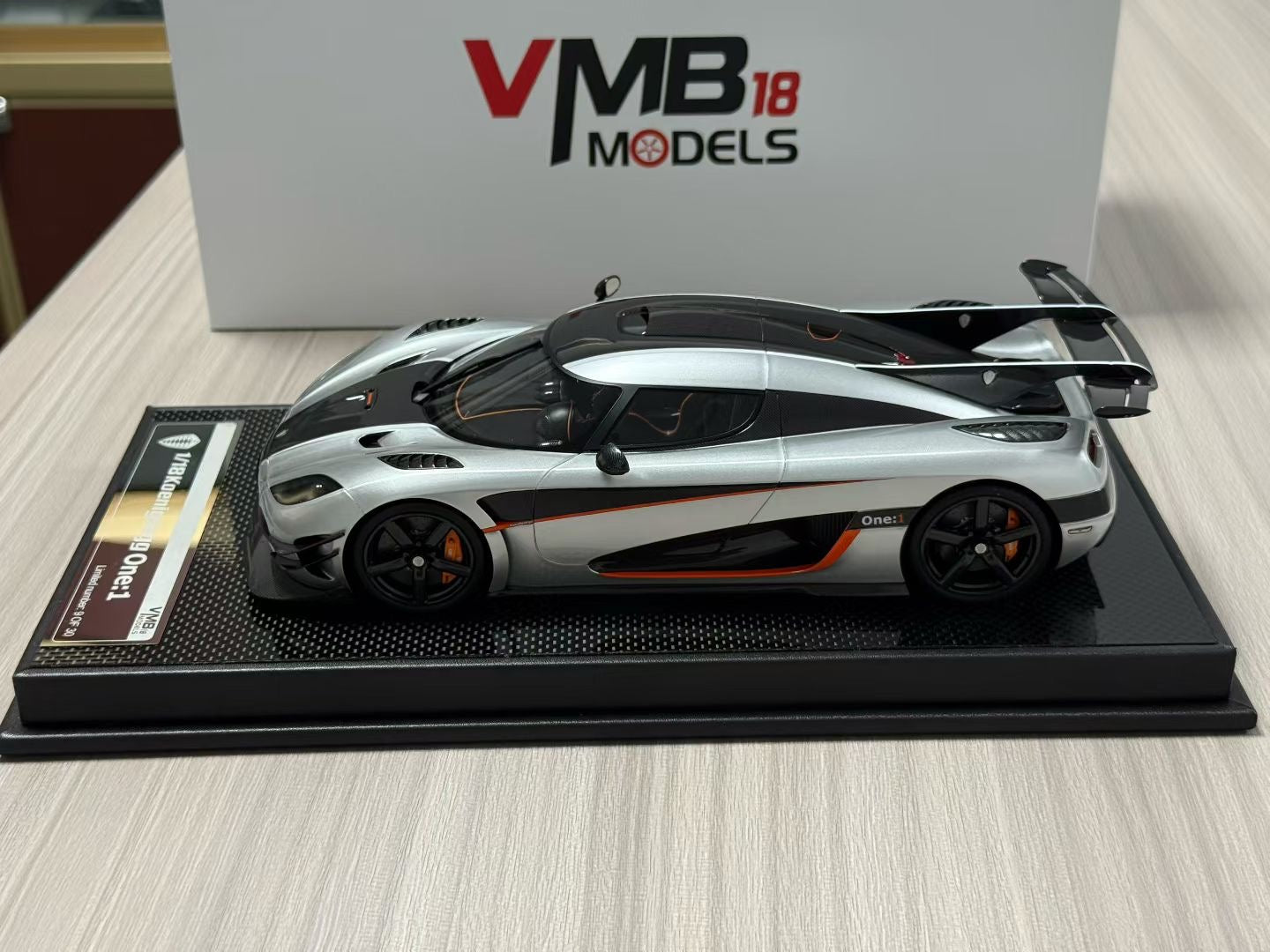 VMB 1:18 Koenigsegg One:1 (Silver)