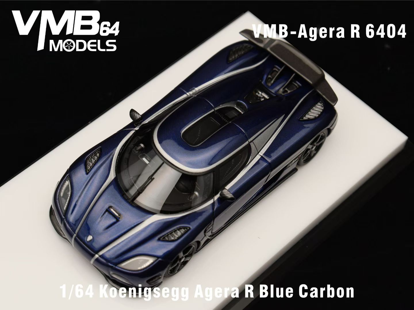 [PRE-ORDER] VMB 1:64 Koenigsegg Agera R (Blue Carbon)