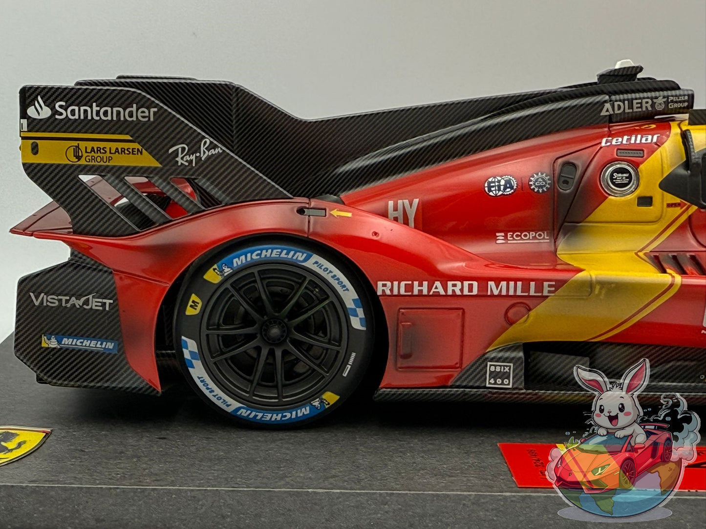 BBR 1:18 Ferrari 499P Winner Le Mans 2023 'End of Race'