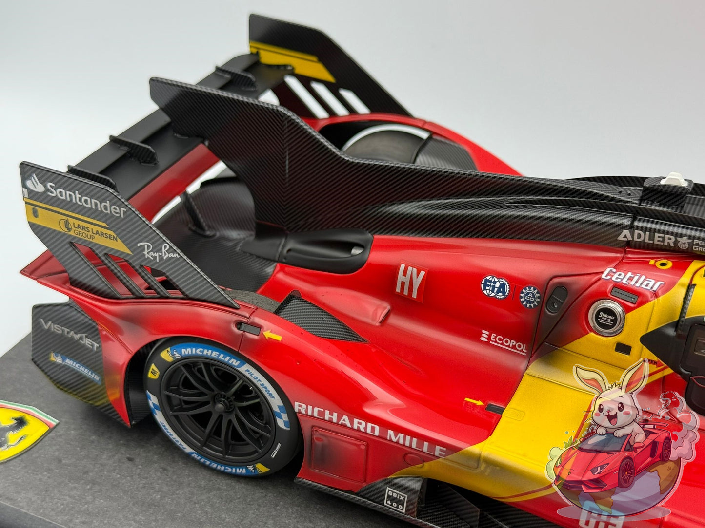 BBR 1:18 Ferrari 499P Winner Le Mans 2023 'End of Race'