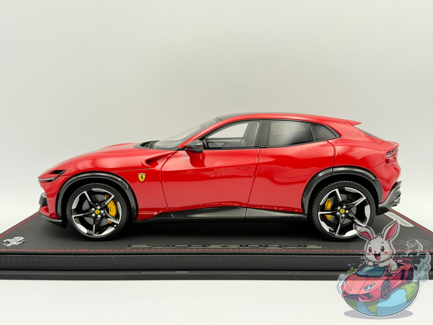 BBR 1:18 Ferrari Purosangue (Panoramic Roof) - Rosso Corsa