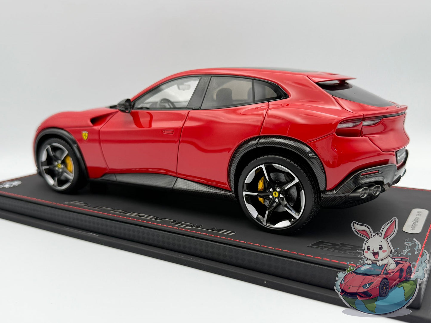 BBR 1:18 Ferrari Purosangue (Panoramic Roof) - Rosso Corsa