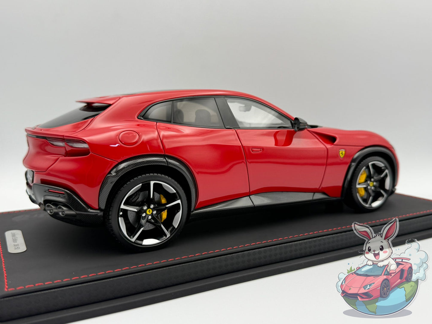 BBR 1:18 Ferrari Purosangue (Panoramic Roof) - Rosso Corsa