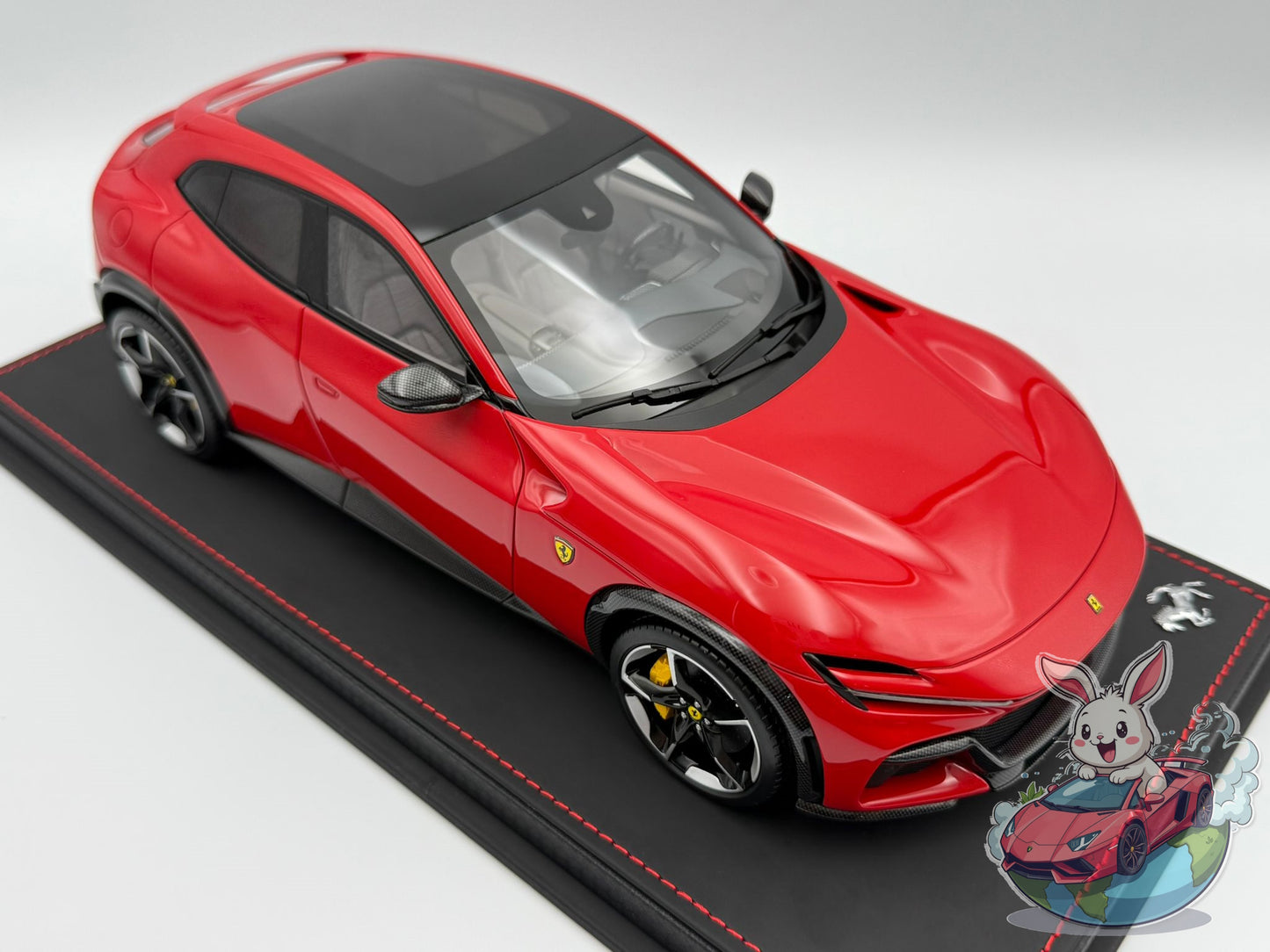 BBR 1:18 Ferrari Purosangue (Panoramic Roof) - Rosso Corsa