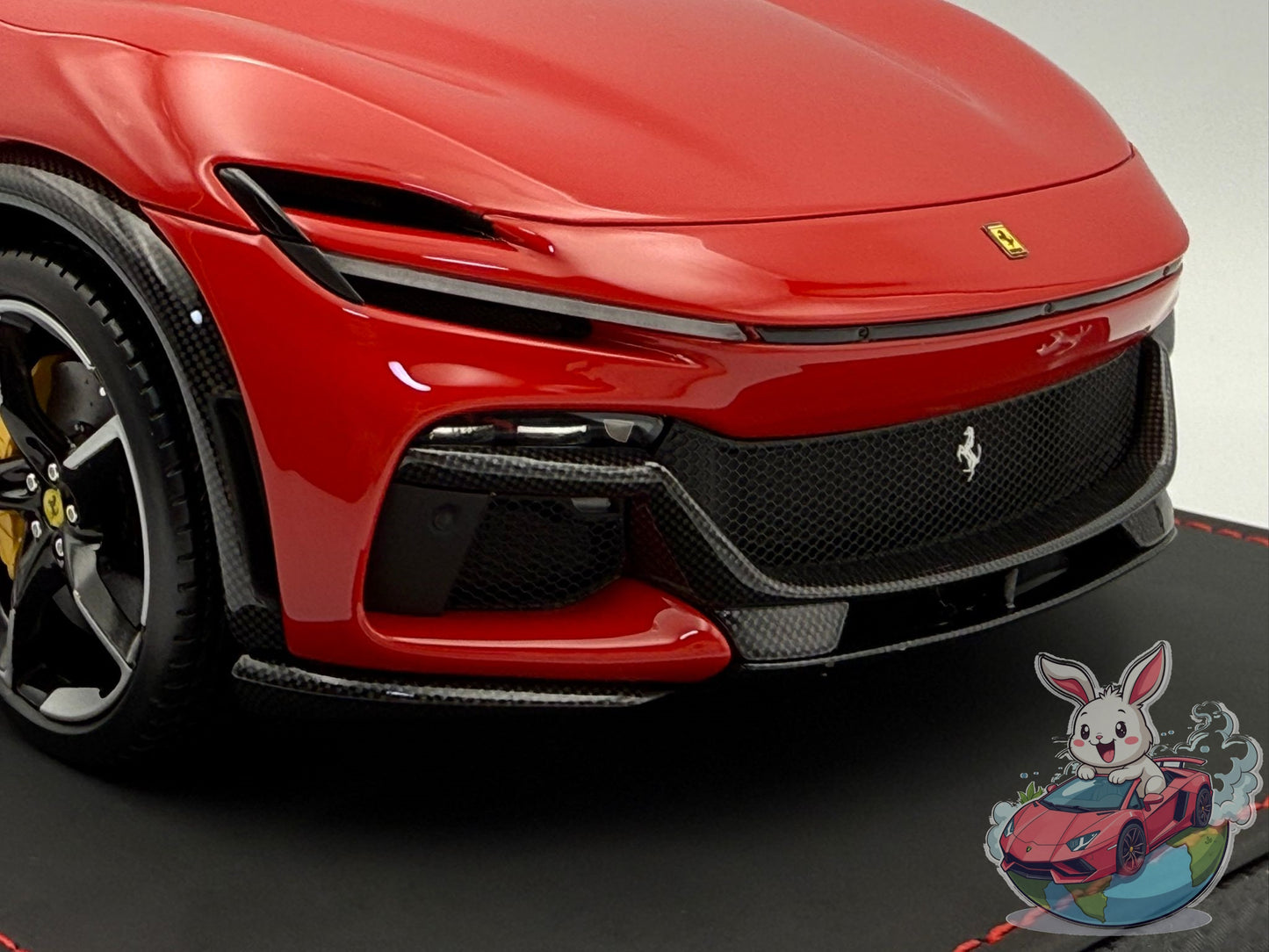 BBR 1:18 Ferrari Purosangue (Panoramic Roof) - Rosso Corsa