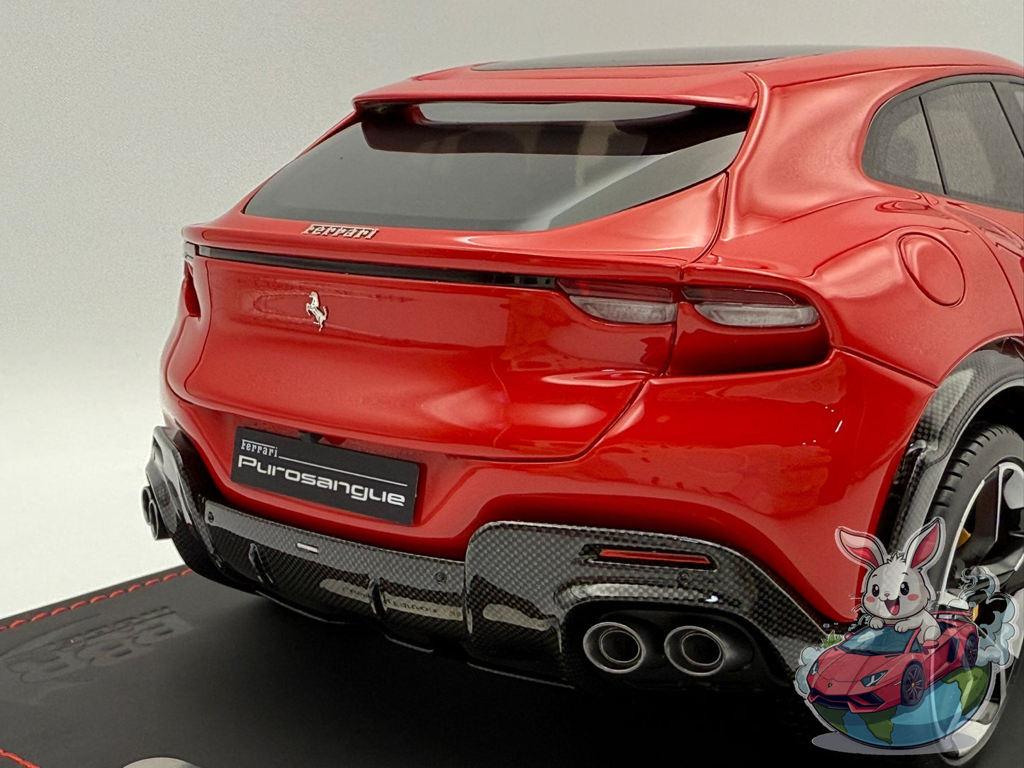 BBR 1:18 Ferrari Purosangue (Panoramic Roof) - Rosso Corsa