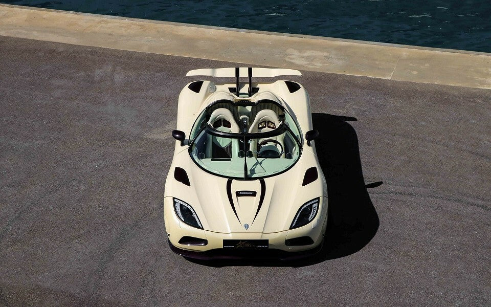 PREORDER VMB x Miniature Planet 1:18 Koenigsegg Agera R (Cream/Purple Carbon)