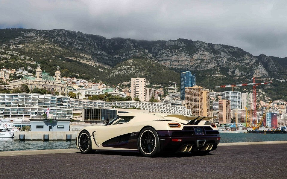 PREORDER VMB x Miniature Planet 1:18 Koenigsegg Agera R (Cream/Purple Carbon)